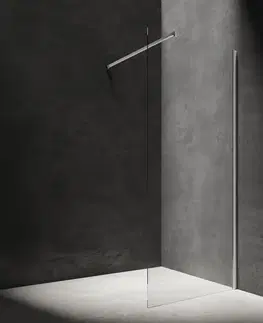 Sprchovacie kúty OMNIRES - MARINA walk-in, 80 cm chróm / transparent /CRTR/ DNR80XCRTR