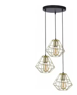 Svietidlá  Luster na lanku DIAMOND 3xE27/60W/230V 4451