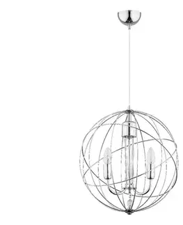 Svietidlá  Luster na lanku PIKO 3xE14/10W/230V lesklý chróm 62021