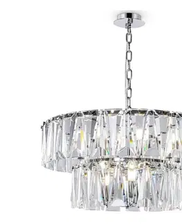 Svietidlá Maytoni MOD043PL-12CH - Luster na reťazi PUNTES 12xE14/40W/230V chróm MOD043PL-12CH