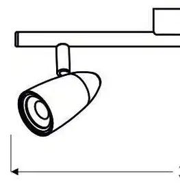 Nástenné svetlá Nástenná lampa s LED pásikom 2x4W chróm LIBERTY