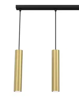 Svietidlá  Luster na lanku RAITO 3xGU10/8W/230V mosadz 115