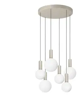 Svietidlá Ideal Lux - LED luster na lanku ODEON LED/39W/230V CRI 90 pr. 57 cm béžová/biela 349237