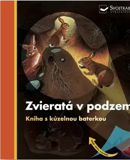 Príroda Zvieratá v podzemí - Kniha s kúzelnou baterkou