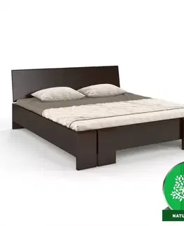 Dvojlôžkové postele Posteľ buková Skandica Vestre maxi 180X200 cm palisander