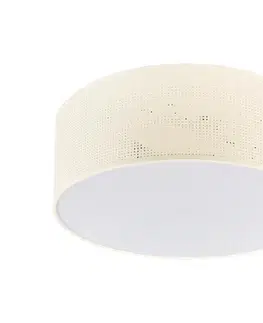 Svietidlá  Stropné svietidlo SIRJA PLISADO 2xE27/15W/230V priemer 35 cm krémové LM-2.335/KREM