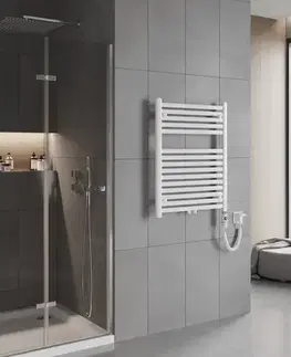 Radiátory do kúpeľne MEXEN/S - Hades radiátor + vykurovacia tyč 800 x 600 mm, 600 W, biela W104-0800-600-2600-20