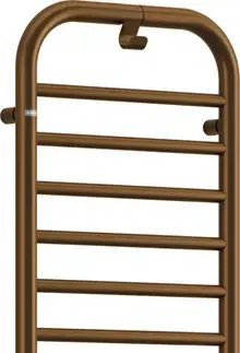 Radiátory do kúpeľne DEANTE - Silia matte brown kúpeľňové kúrenie - výška 121 cm; AGI_CG41