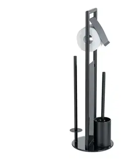 Svietidlá WENKO 24982800 - sada na WC RAVINA 20x70 cm nerez/čierna 24982800