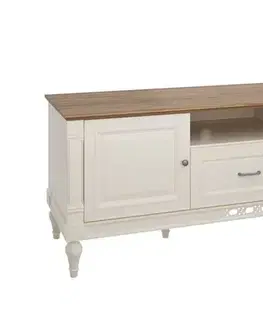 TV stolíky TARANKO Florencja FL-RTV/D tv stolík vanilka / dub Florencja