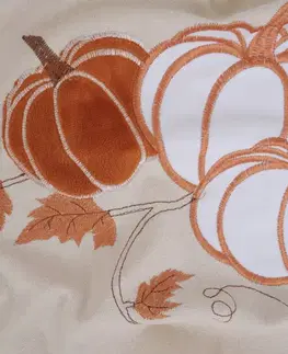 Dekoračné obliečky MKLozkoviny.sk Jesenná obliečka na vankúš 40 x 60 cm - Tekvica 04-  -