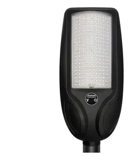 LED osvetlenie  LED stmievateľná solárna pouličná lampa so senzorom VENICE 200W/12000 mAh IP65 čierna +DO EKO2515