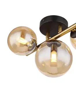 Svietidlá Globo 56135-3W - LED Prisadený luster RIHA 3xG9/3,5W/230V mosadz 56135-3W