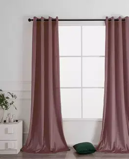 Závesy do spálne Záves na priechodkách VELVET PB103/200G/M2/33/140x250 cm vres