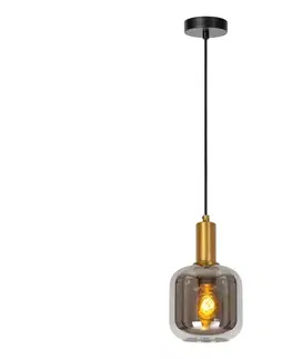 Svietidlá Lucide 45494/16/65 - Luster na lanku JOANET 1xE27/40W/230V čierna 45494/16/65