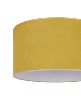 Svietidlá  - Stropné svietidlo BRISTOL 1xE27/15W/230V pr. 45 cm žltá/biela 83871