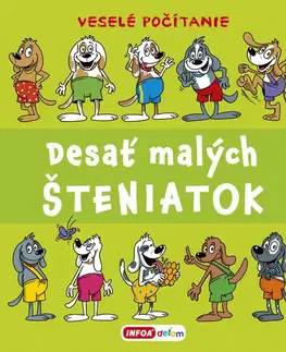 Leporelá, krabičky, puzzle knihy Desať malých šteniatok - Pavlína Šamalíková