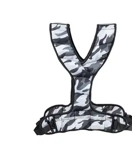 Ostatné fitness náradie Záťažová vesta inSPORTline Fitup 3 kg maskáčová šedá