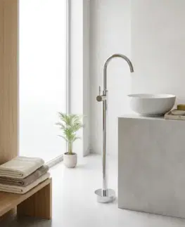 Kúpeľňové batérie REA - Voľne stojace batérie LUNGO Chrome REA-B4306