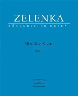 Hudba - noty, spevníky, príručky Missa Divi Xaverii ZWV12 - Jan Dismas Zelenka