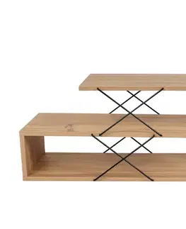 TV stolíky KLIKLAK štýlový TV stolík, dub