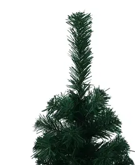 Vianočné stromčeky KONDELA Christmas Typ 10 vianočný stromček 120 cm zelená