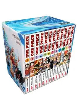 Manga One Piece 1-12 - Sběratelský box, část 1: Východní moře (12 knih) - Eiičiró Oda,Petr Kabelka,Eliška Kabelková Vítová