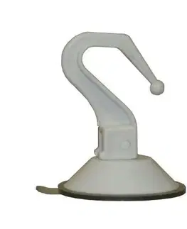 Vešiaky Kinekus Plastový háčik s prísavkou a páčkou, priemer 5cm