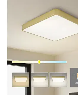 Svietidlá BRILAGI - LED stropné svietidlo POOL SQUARE LED/48W/230V 3000/4000/6000K 50x50 cm zlaté BRI664