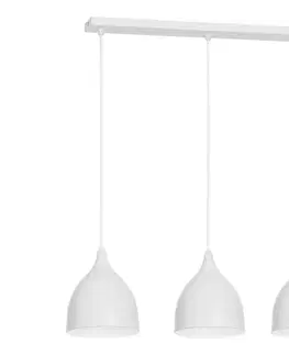 Svietidlá  Luster na lanku NOAK 3xE27/15W/230V biela 9429