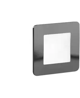 LED osvetlenie LDST DI-01-CB-BZ9 - LED schodiskové svietidlo DIANA 9xLED/1,2W/230V lesklá čierna DI-01-CB-BZ9