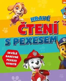 Leporelá, krabičky, puzzle knihy Tlapková patrola: Hravé čtení s pexesem - Kolektív autorov,Kolektív autorov