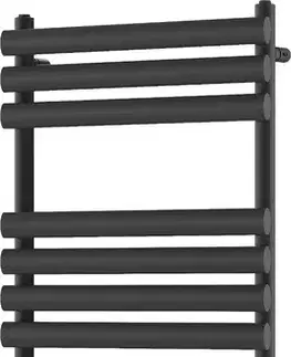 Radiátory do kúpeľne MEXEN - Jowisz vykurovací rebrík/radiátor 1200 x 600 mm, 594 W, čierna W107-1200-600-00-70