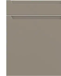 Dvierka a čelá zásuviek pre kuchynske skrinky Kuchynská predná časť D60s1 P Q2 K204 Capuccino Matná Gri