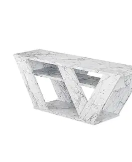 Konferenčné stolíky Televízny stolík Pipralla Carrara Marble