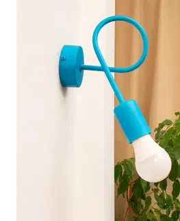 Svietidlá  LED nástenné svietidlo OXFORD 1xE27/15W/230V modré K-2016/1 TRQ