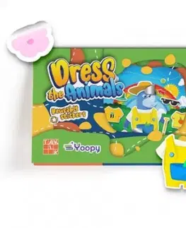 Nalepovačky, vystrihovačky, skladačky Obleč si zvieratká! - sada s nálepkami - Kolektív autorov