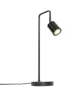 Stolné lampy Moderná stolná lampa čierna nastaviteľná - Java