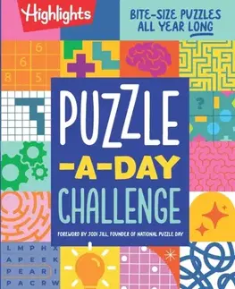 Nalepovačky, vystrihovačky, skladačky Puzzle-a-Day Challenge: Bite-Size Puzzles All Year Long