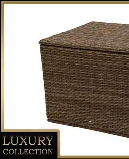 Príslušenstvo DEOKORK Box na podušky 90 x 90 cm BORNEO LUXURY (hnedá)