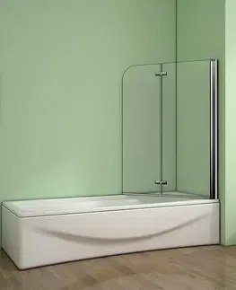 Sprchové dvere H K - Vaňová zástena S22 100x140cm - dvojdielna sklopná, číre sklo SE-S22-100