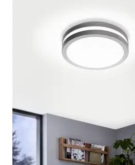 Svietidlá Eglo 33572 - LED stmievateľné kúpeľňové svietidlo LOCANA-C 14W/230V IP44 strieborné 33572