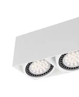 Svietidlá Zuma Line ACGU10-116 - Bodové svietidlo BOX 2 2xGU10-ES111/15W/230V biela ACGU10-116
