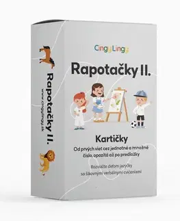 Pedagogika, vzdelávanie, vyučovanie Rapotačky II. - Prvé vety, jednotné a množné číslo, opozitá a predložky