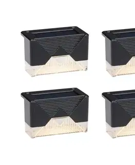Lampy Grundig - SADA 4x LED solárne nástenné svietidlo LED/1,2V 600 mAh IP44 8711252506289