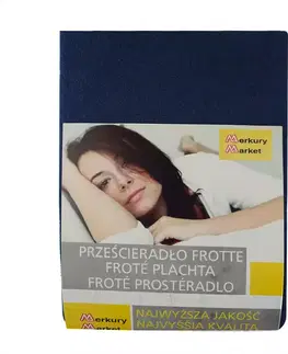 Bytový textil Prestieradlo froté s gumičkou 90x200 granátová 34