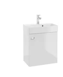 Skrinky pod umývadlo Kúpeľňová skrinka pod umývadlo Faro 50 cm biela