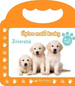 Leporelá, krabičky, puzzle knihy Úplne malé kroky: Zvieratá