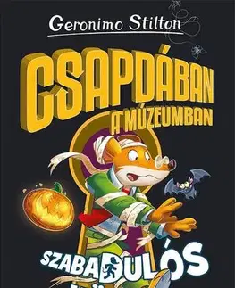 Pre deti a mládež - ostatné Csapdában a múzeumban - Szabadulós könyv - Geronimo Stilton,Szabolcs Vasrányi