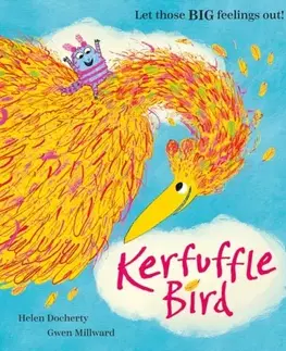Leporelá, krabičky, puzzle knihy Kerfuffle Bird - Helen Docherty